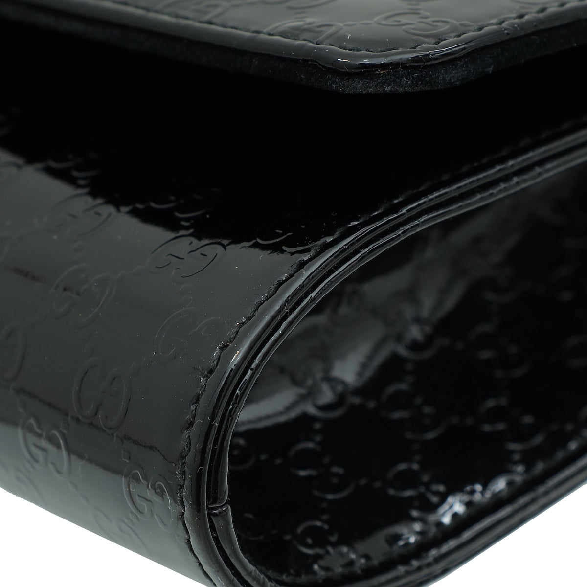 Gucci Black GG Microguccissima Medium Broadway Clutch