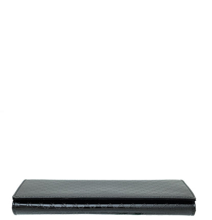 Gucci Black GG Microguccissima Broadway Clutch
