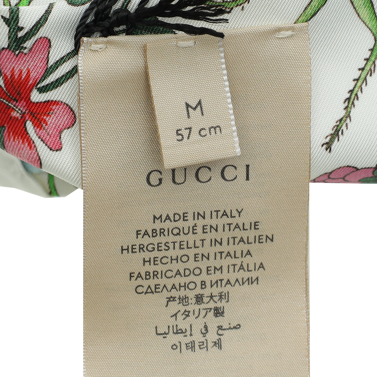 Gucci Bicolor Floral Print Headband
