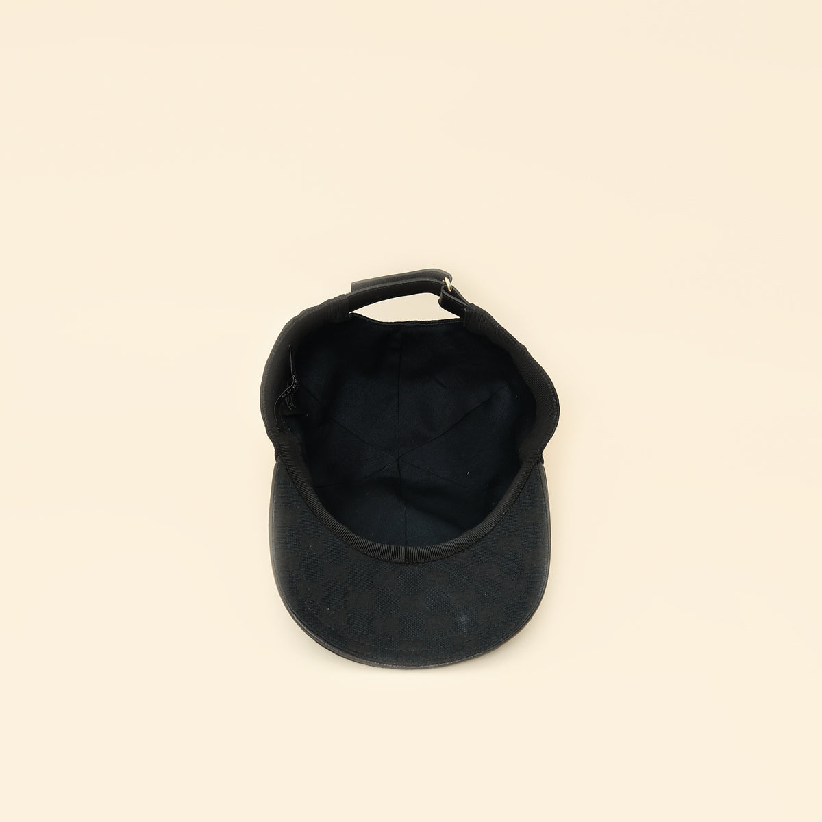 Gucci Ebony GG Web Large Baseball Hat
