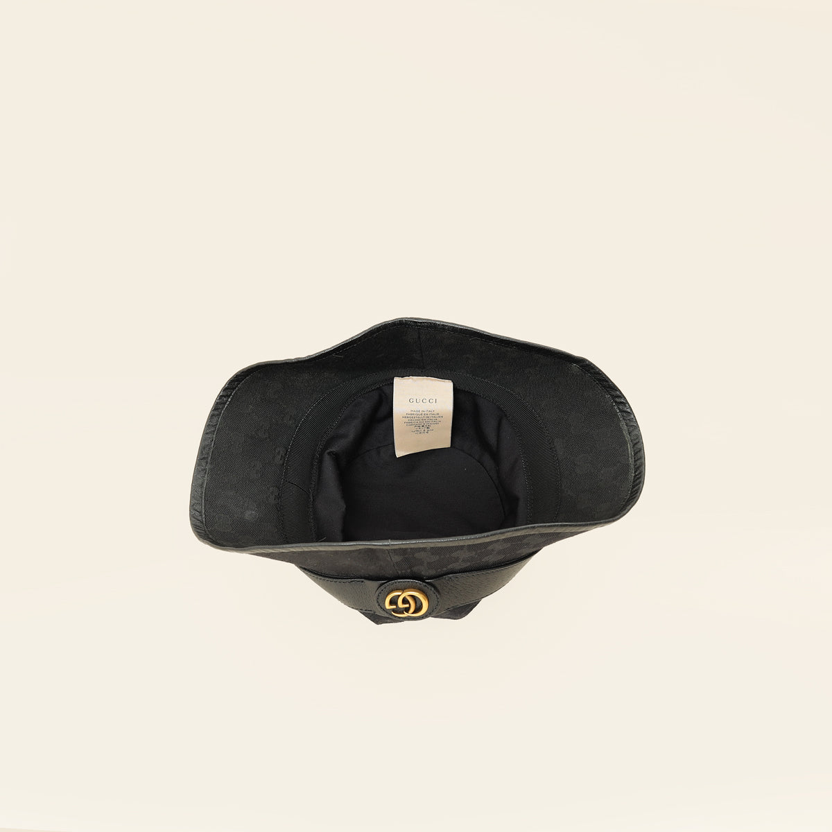 Gucci Black GG Bucket Hat