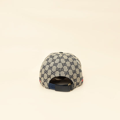 Gucci Bicolor GG Web Baseball Large Hat