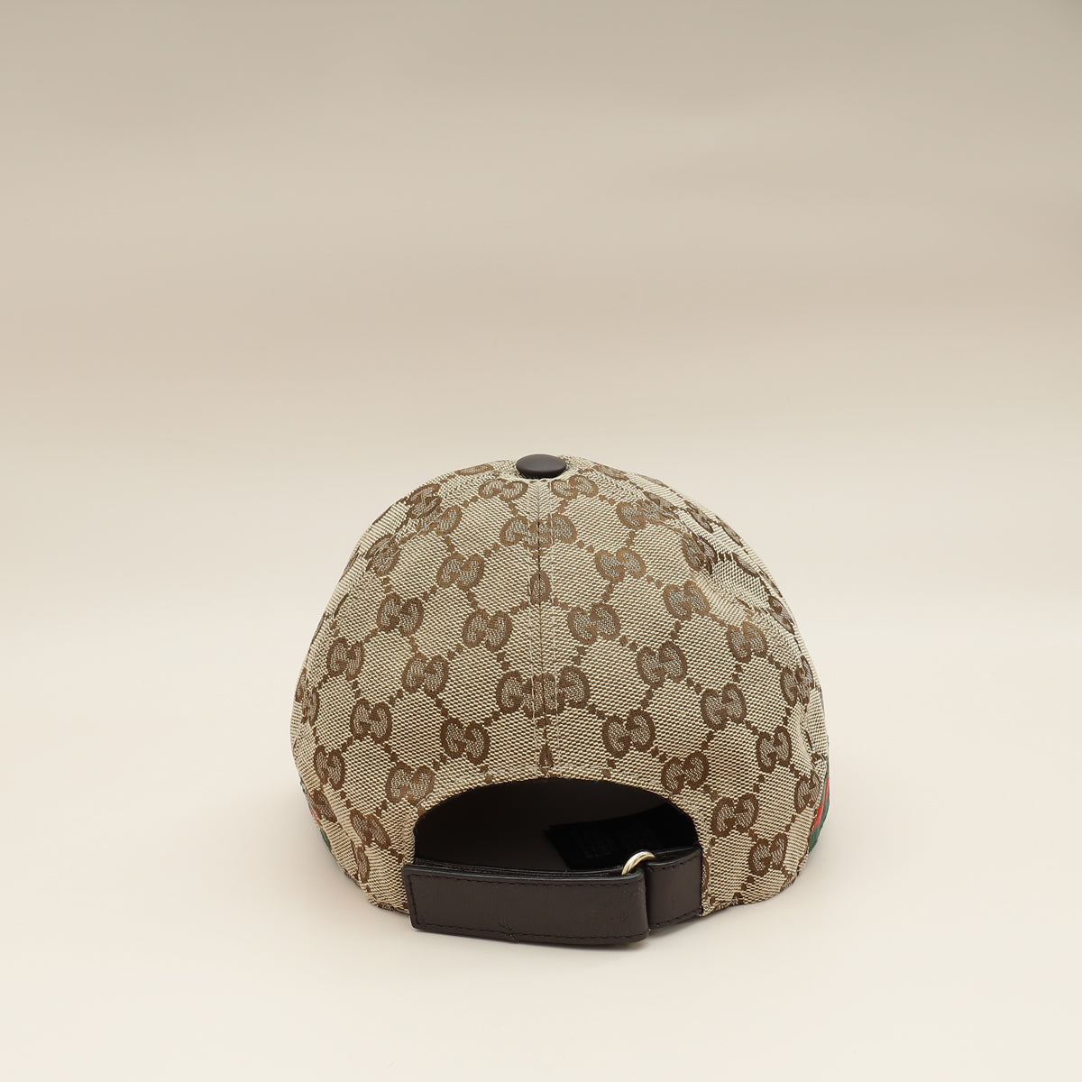 Gucci Ebony GG Web Baseball Hat