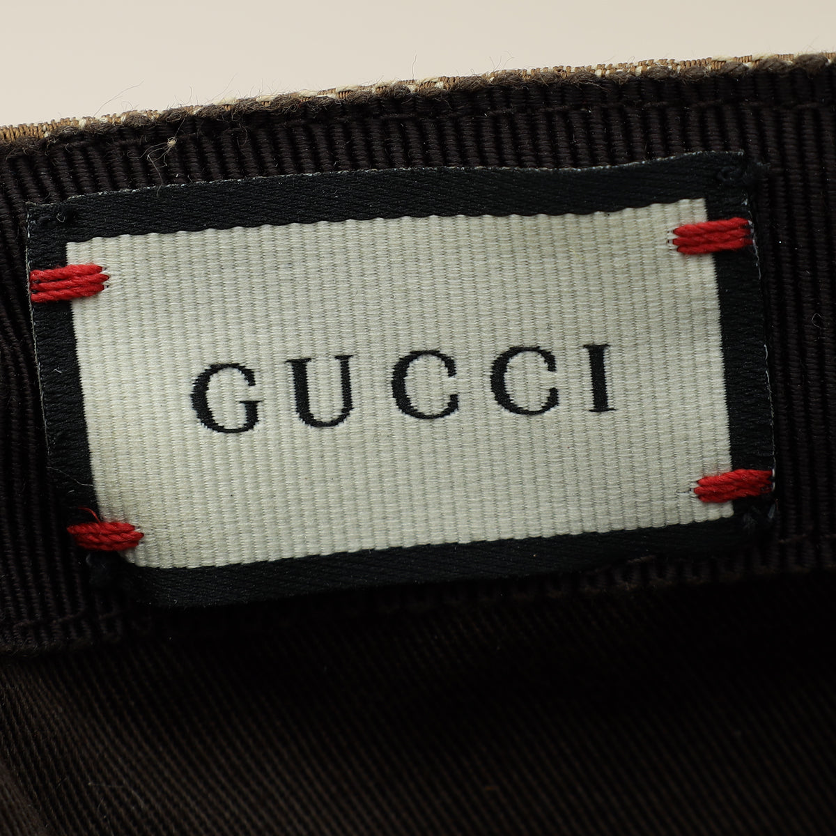 Gucci Ebony GG Web Baseball Hat