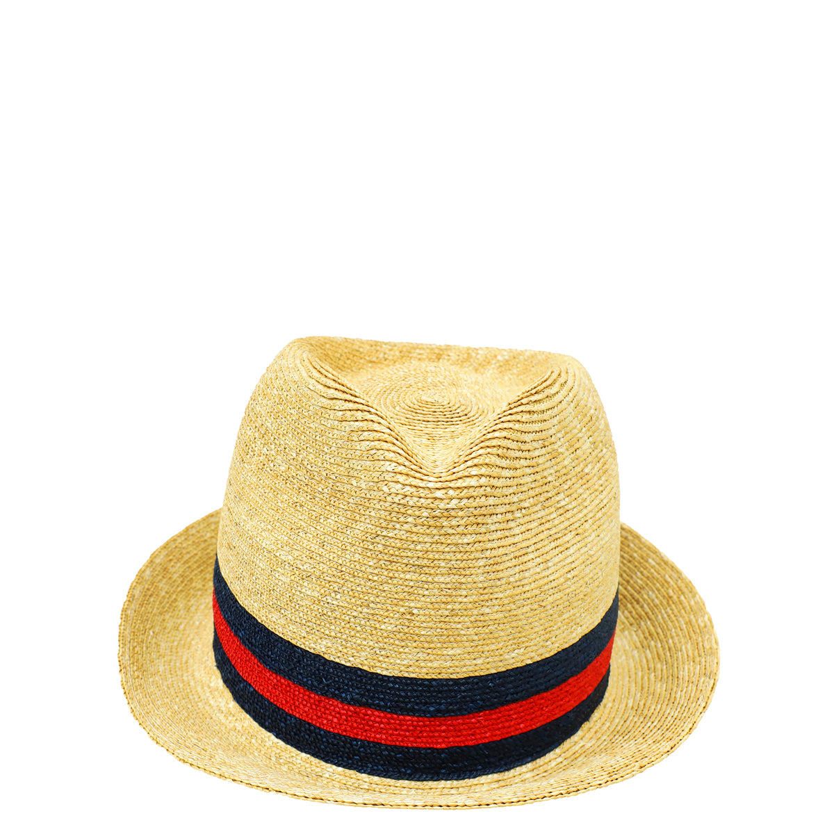Gucci Tricolor Woven Straw Bucket Hat
