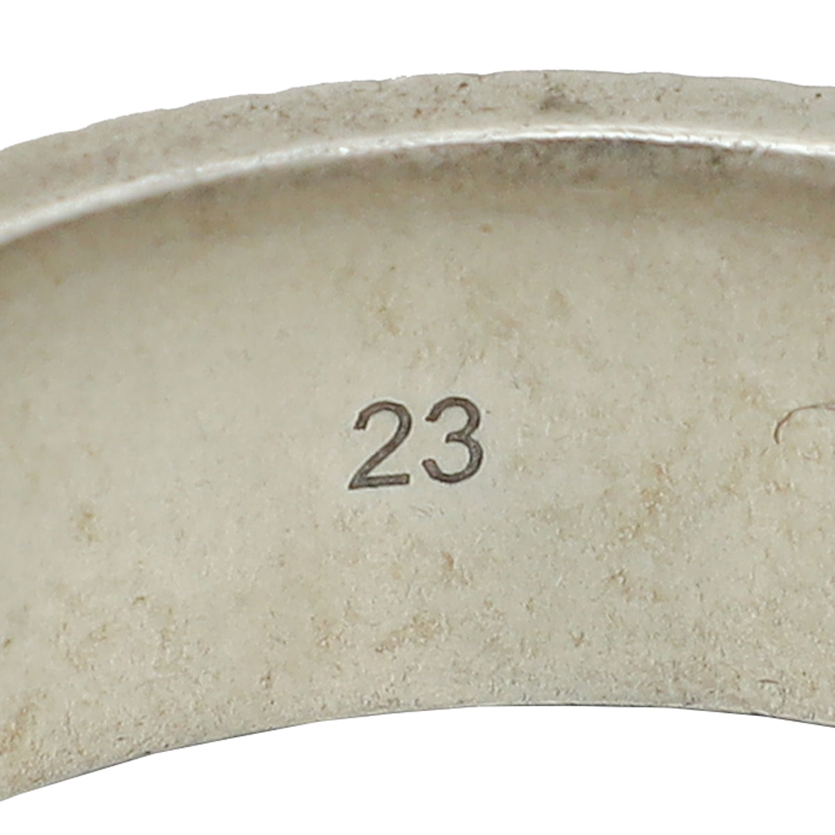 Gucci Sterling Silver Double G Men's Ring 23