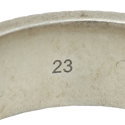 Gucci Sterling Silver Double G Men's Ring 23