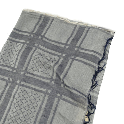 Gucci Bicolor Logo Dinamite Cotton Scarf