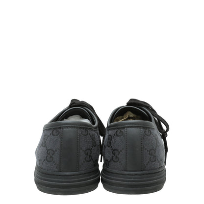 Gucci Black GG Low Top Sneakers 10