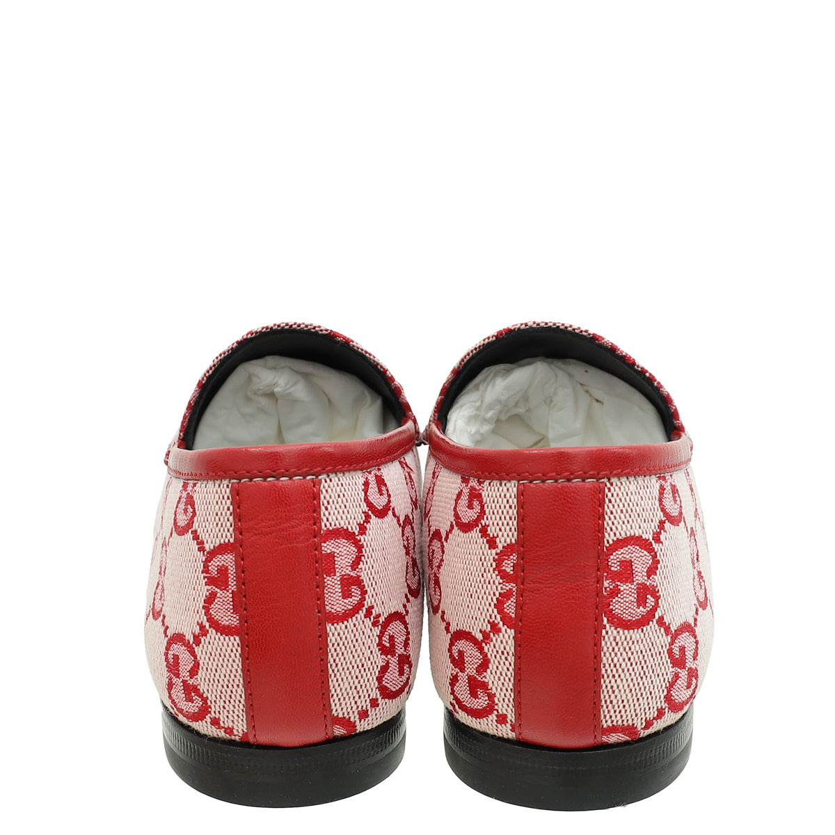 Gucci Red GG Jordaan Loafer 36