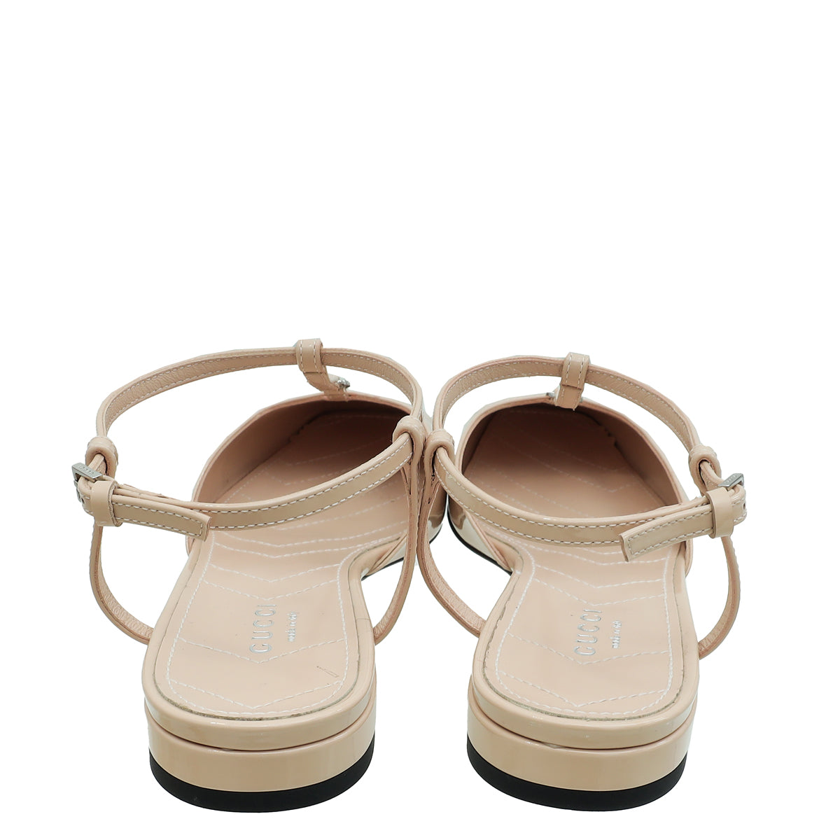 Gucci Beige Double G Ballet Flats 37