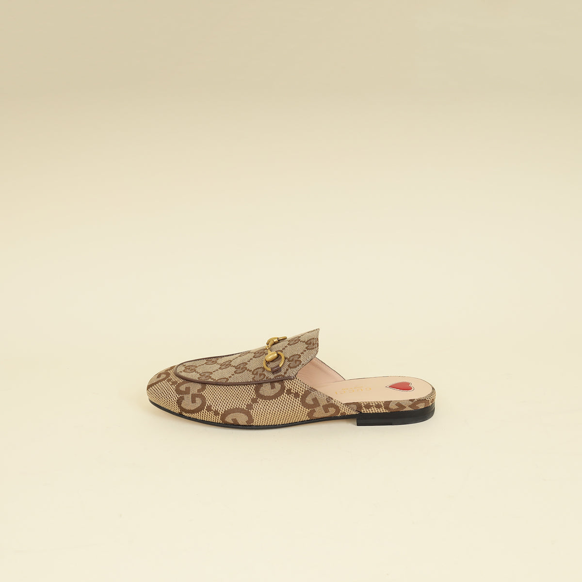 Gucci Ebony GG Princetown Mules 36.5
