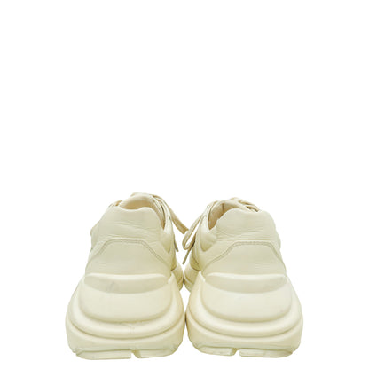 Gucci Ivory Logo Rhyton Sneakers 39