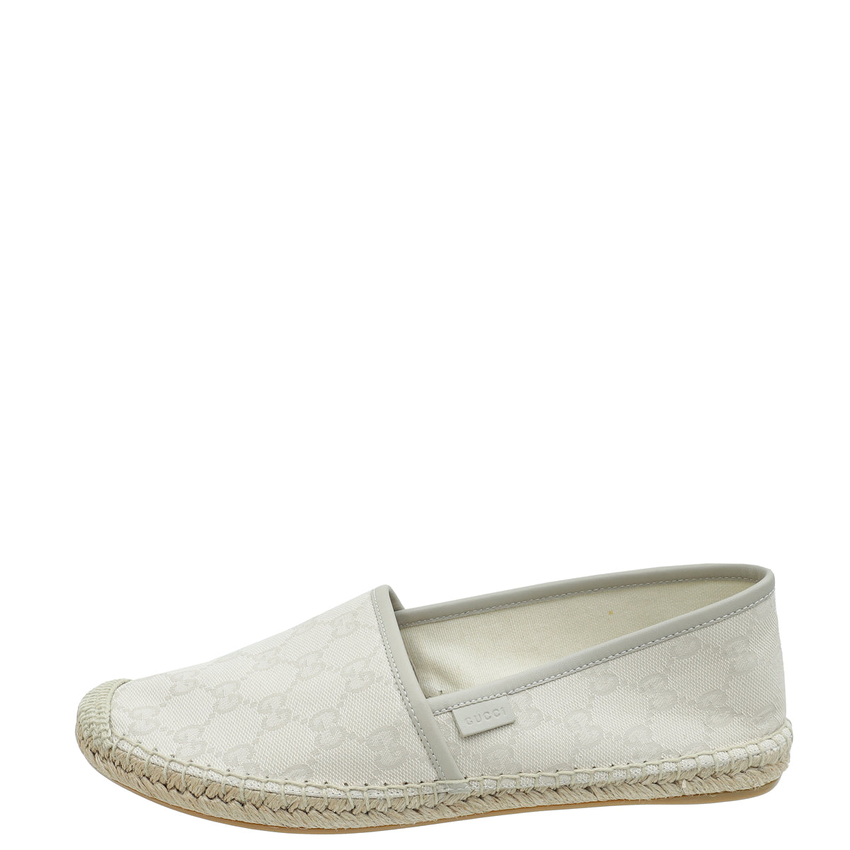 Gucci Ivory GG Espadrille 40