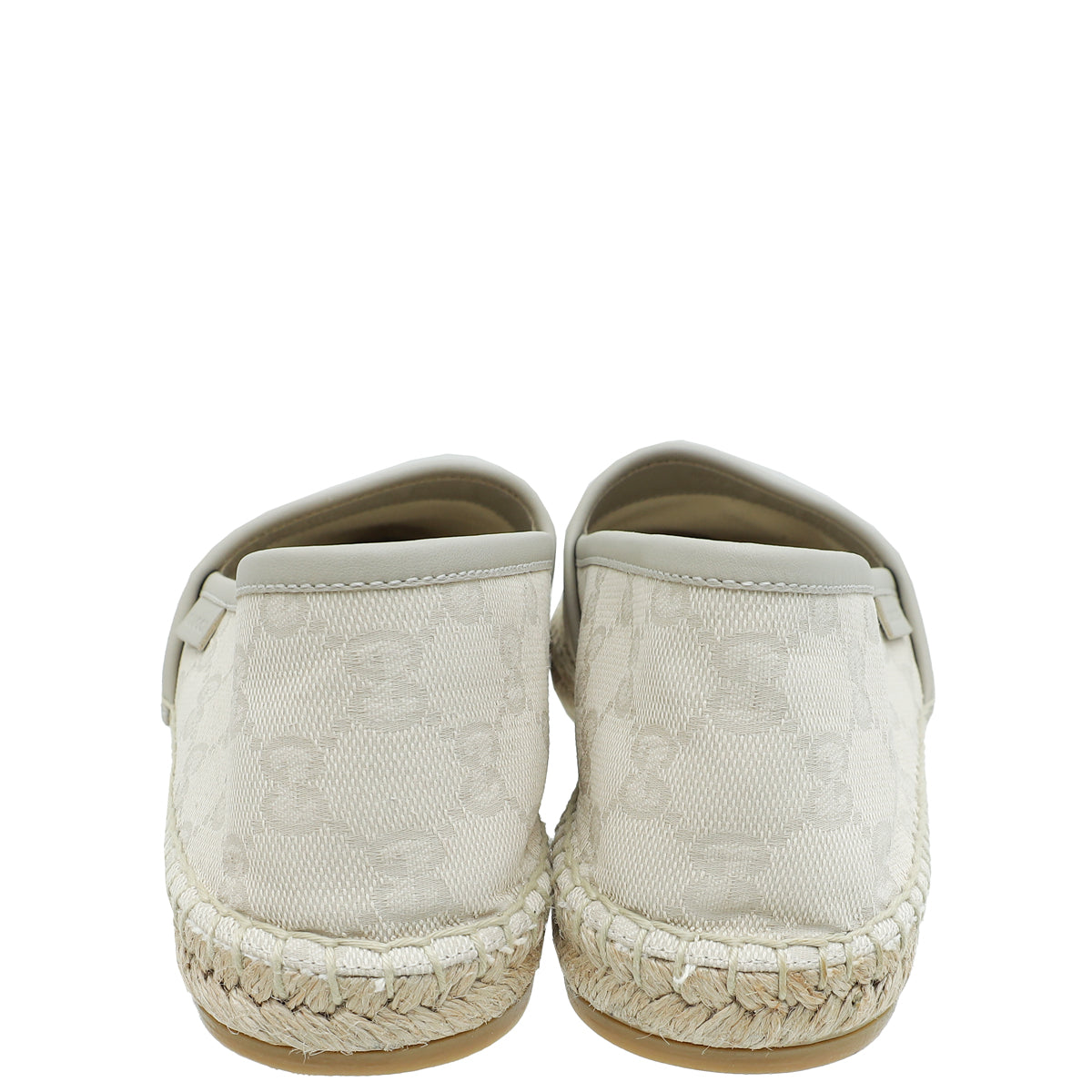 Gucci Ivory GG Espadrille 40