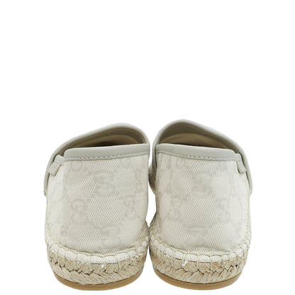 Gucci Ivory GG Espadrille 40