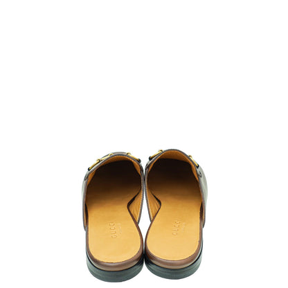 Gucci Chocolate Princetown Mules 35.5