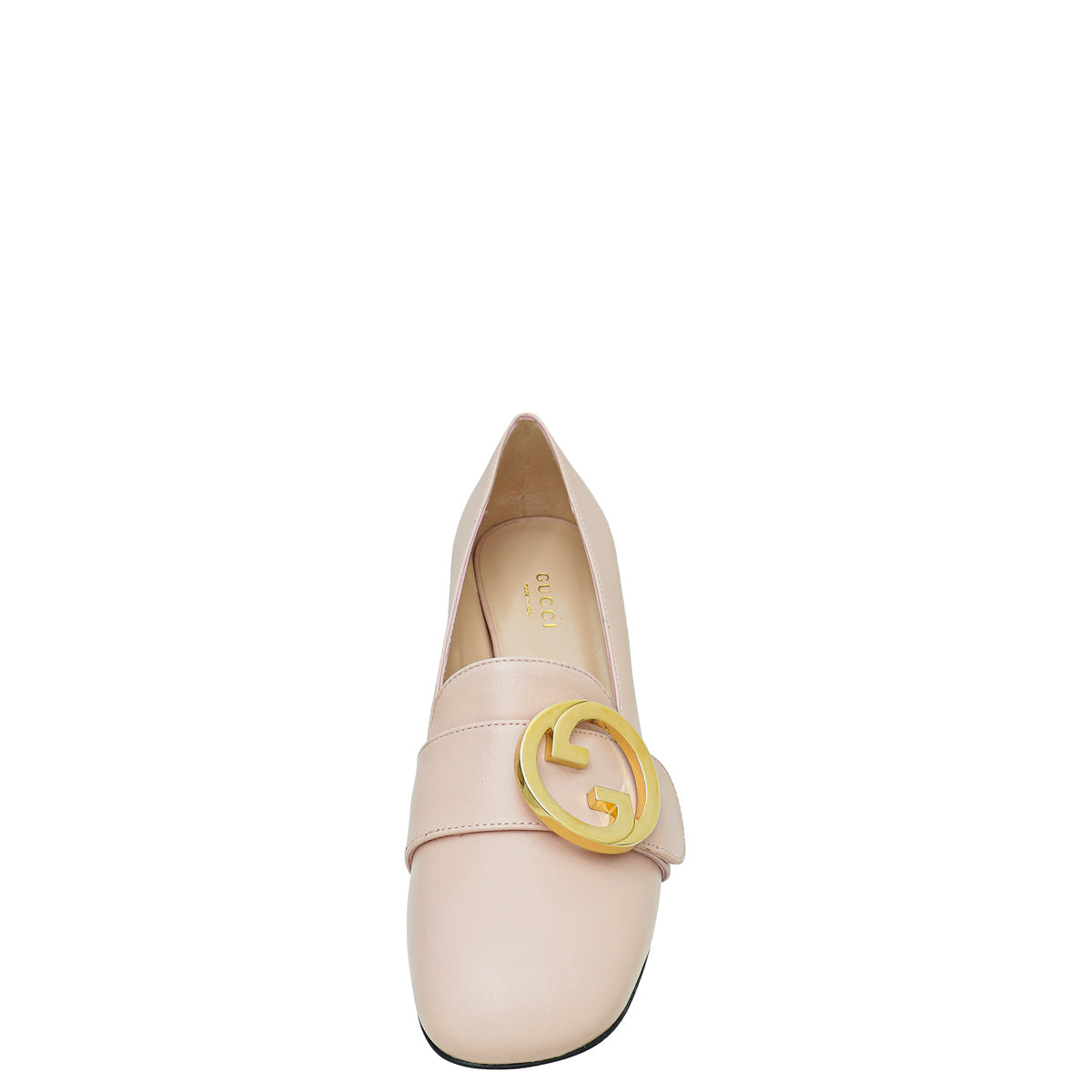 Gucci Pink Blondie Mid-Heel Pump 36.5