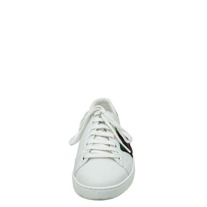 Gucci Tricolor Web Lips Sequins Embroidered Ace Sneakers 36