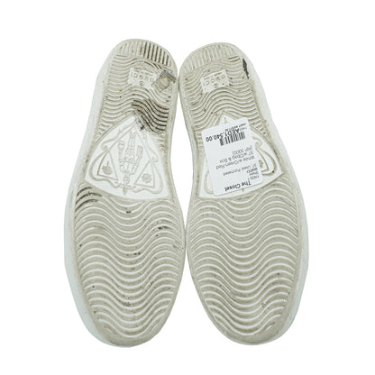 Gucci White Ace Bee Embroidered Sneakers 37