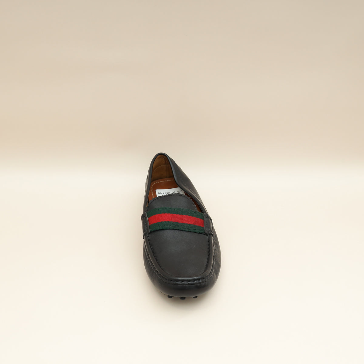Gucci Black Web Loafer 38