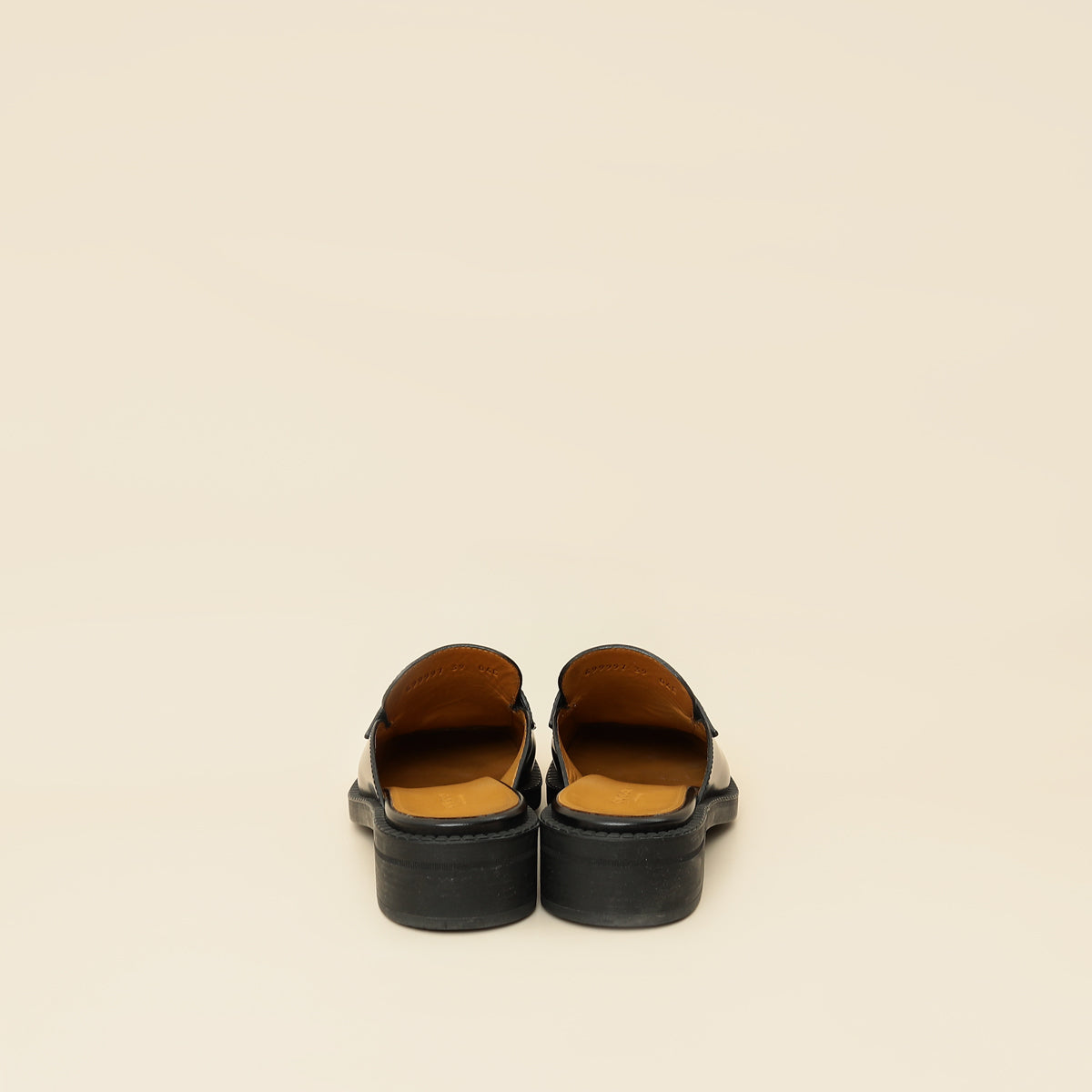 Gucci Black Interlocking G Leather Mules 39