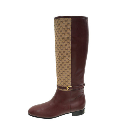 Gucci Bicolor Micro GG High Boots 39