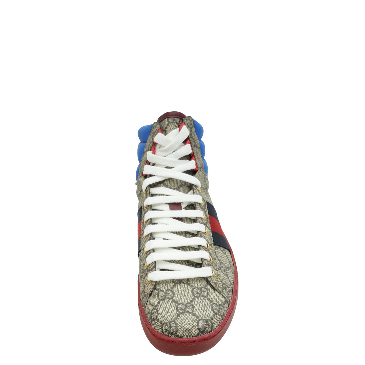 Gucci Tricolor GG Supreme Ace High Top Sneaker 6