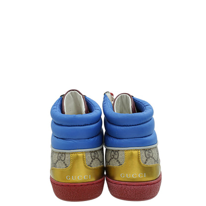Gucci Tricolor GG Supreme Ace High Top Sneaker 6