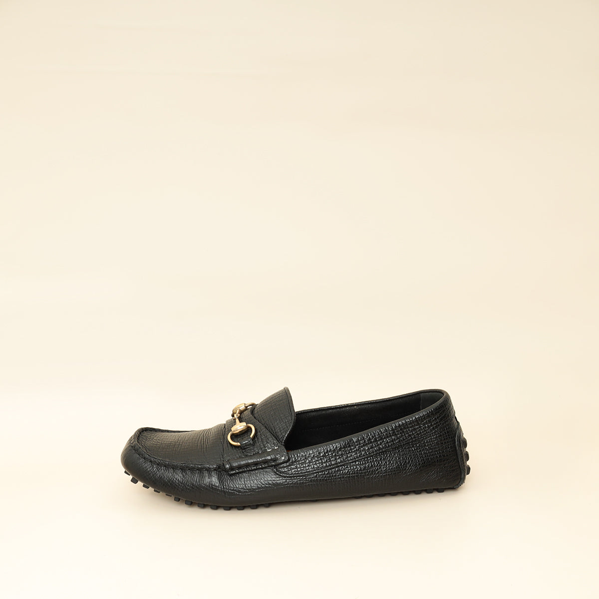 Gucci Black Horsebit Men's Loafer 8.5