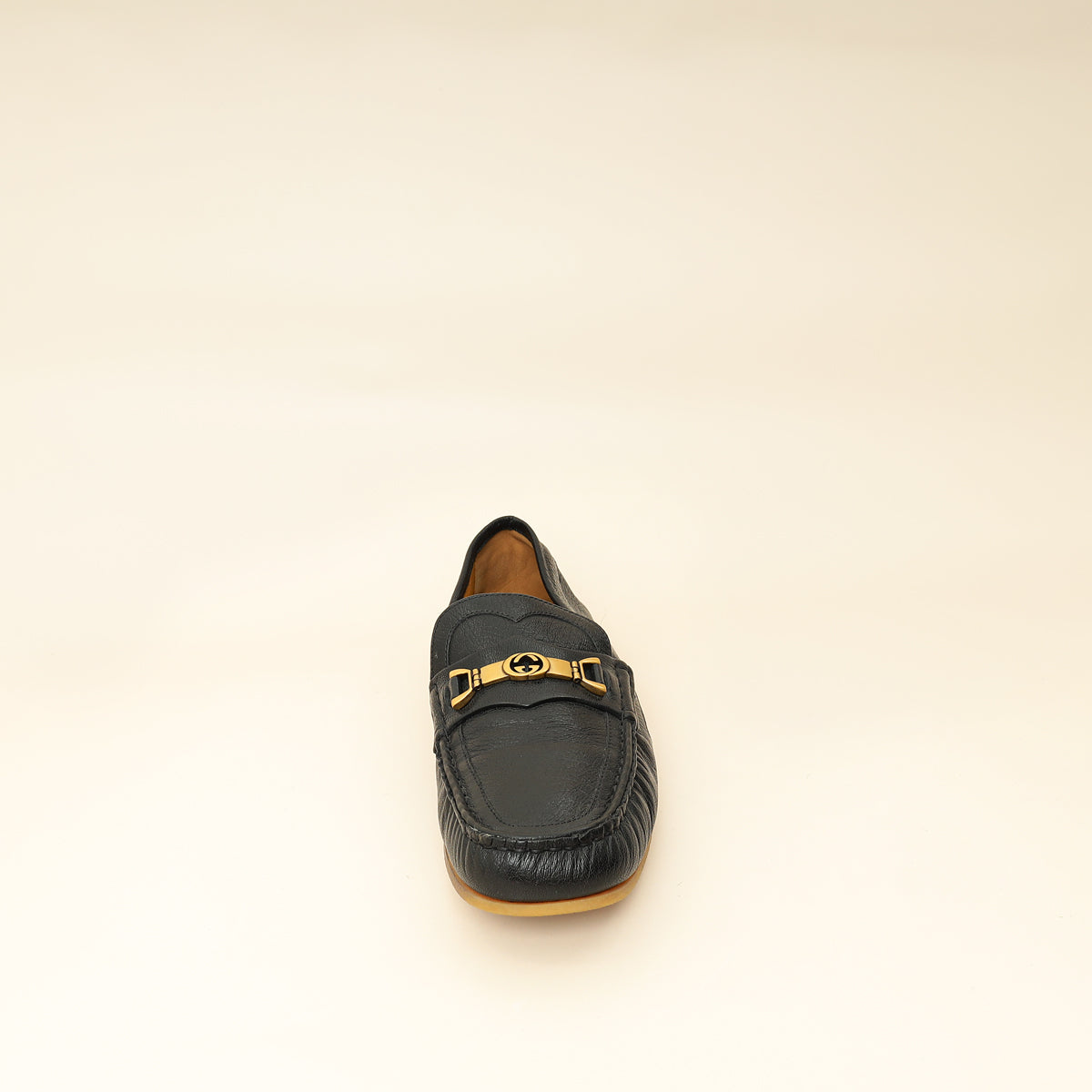 Gucci Black Interlocking G Horsebit Men's Loafer 8.5