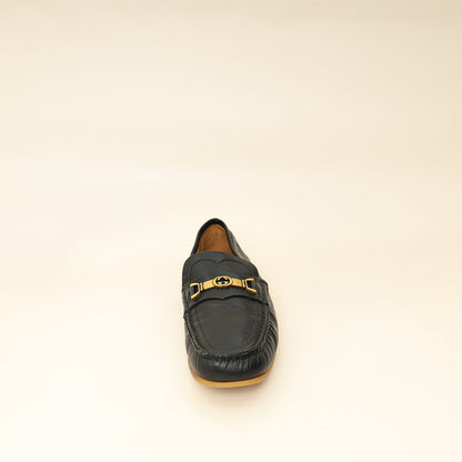 Gucci Black Interlocking G Horsebit Men's Loafer 8.5