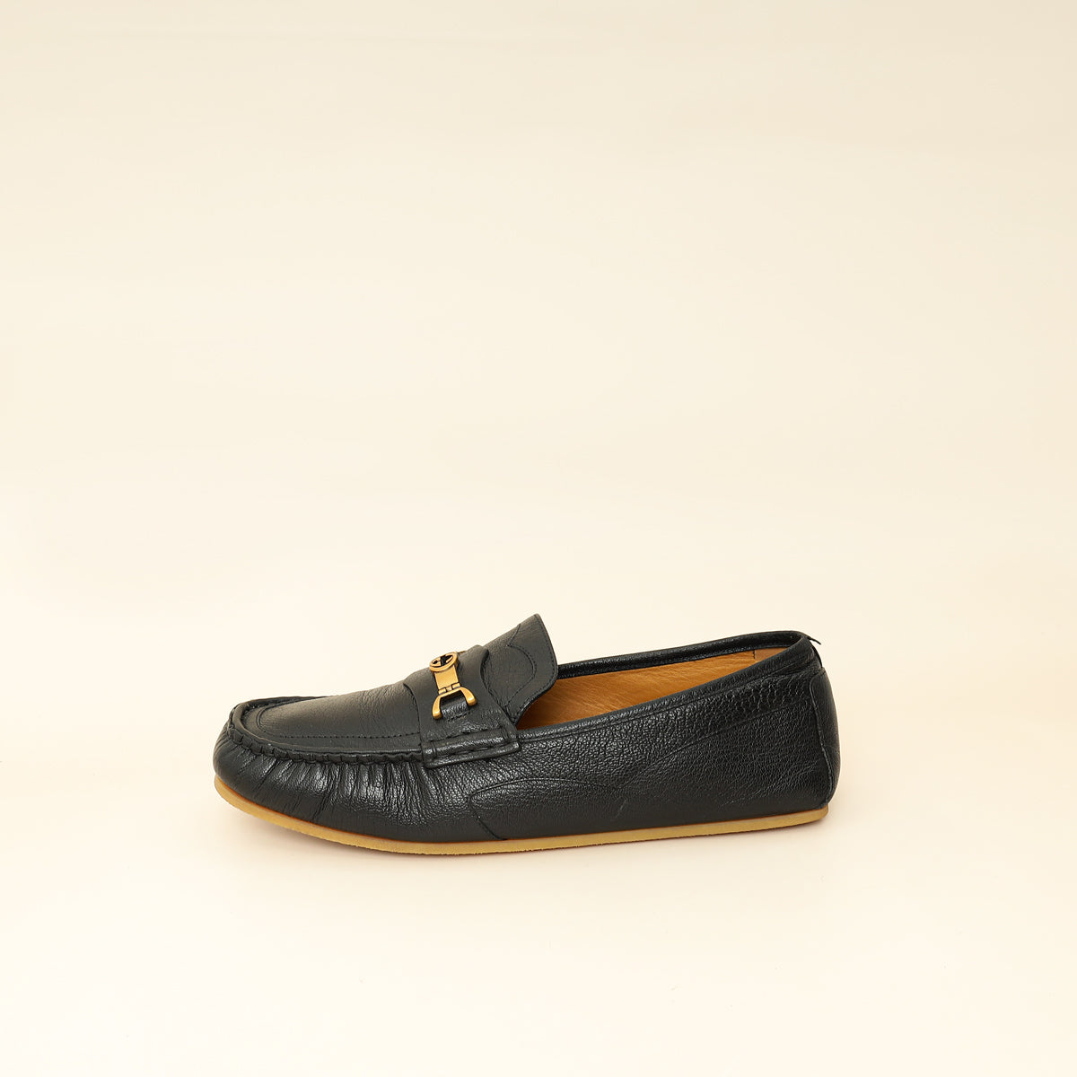 Gucci Black Interlocking G Horsebit Men's Loafer 8.5