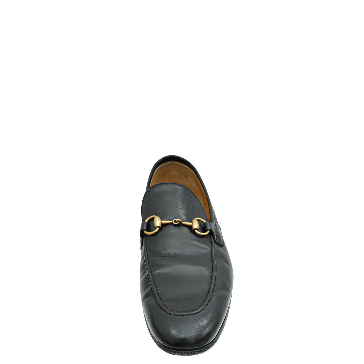 Gucci Black Men's Horsebit Jordaan Loafer 9