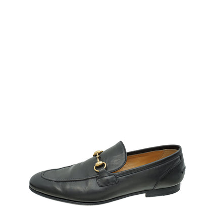 Gucci Black Men's Horsebit Jordaan Loafer 9