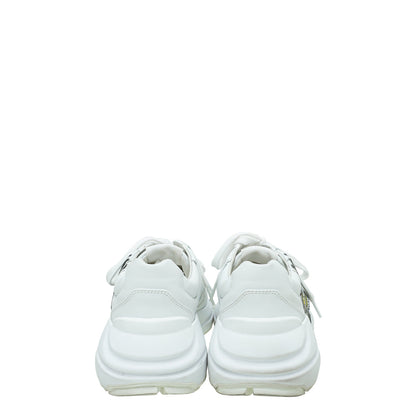 Gucci White Rhyton Mystic Cat Print Sneaker 37.5