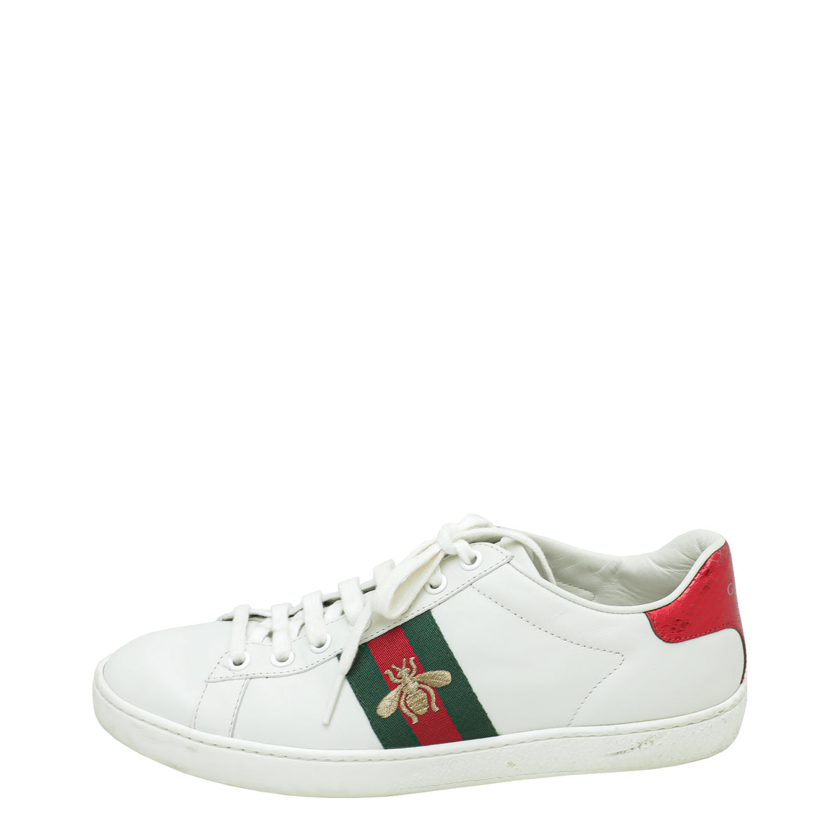 Gucci White Ace Sneakers 38