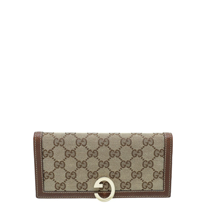 Gucci Bicolor G Lock French Wallet