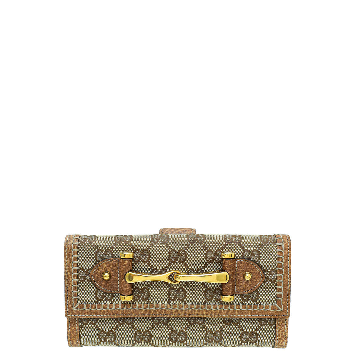 Gucci Brown Pelham Continental Wallet