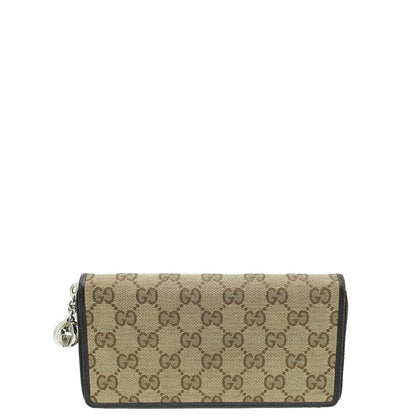 Gucci Bicolor GG Zip Around Wallet