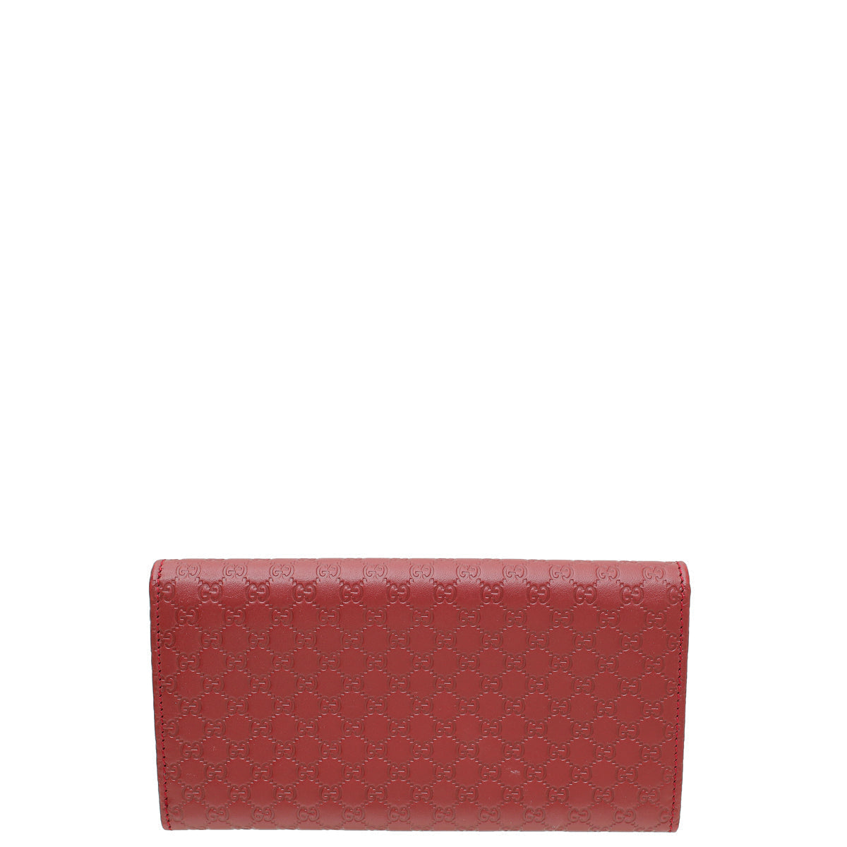 Gucci Red Microguccissima Continental Wallet