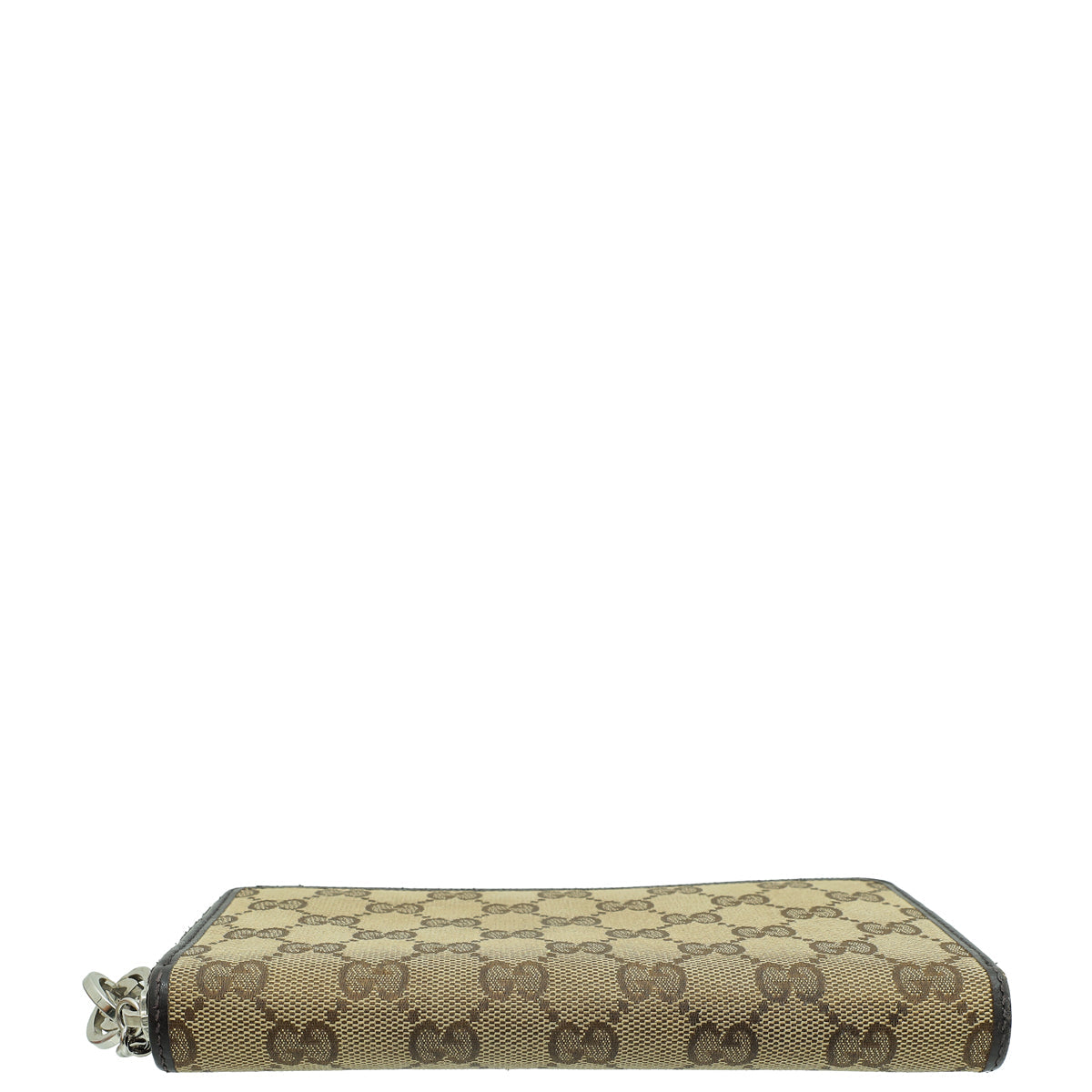 Gucci Ebony GG Zip Around Wallet