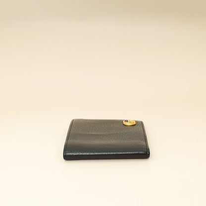 Gucci Black GG Marmont Bi-Fold Wallet