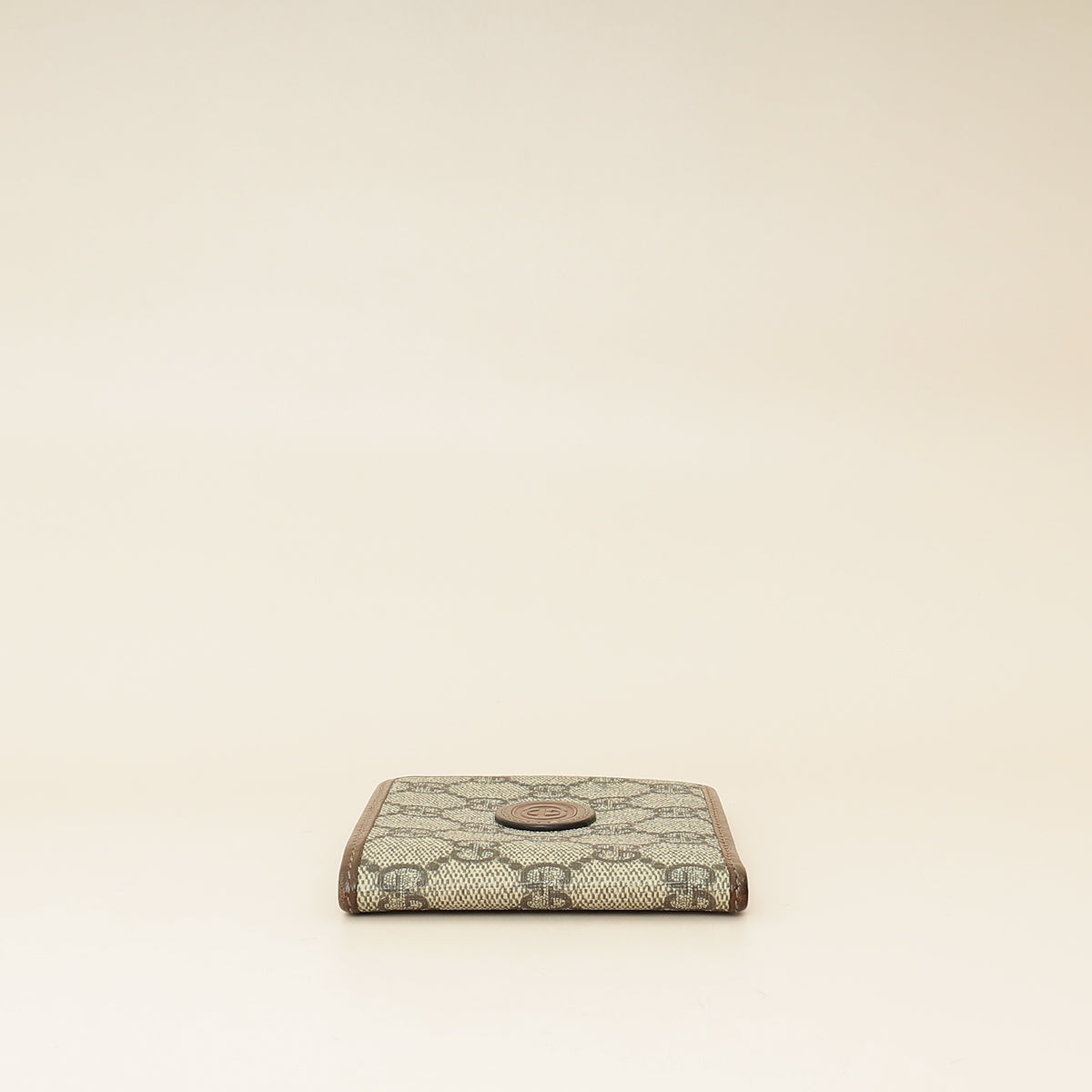Gucci Bicolor GG Supreme Interlocking G Bi-Fold Wallet