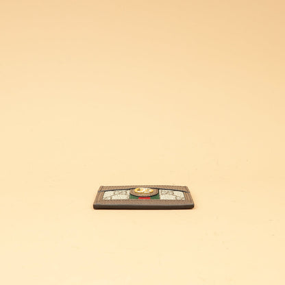 Gucci Brown Ophidia GG Card Case