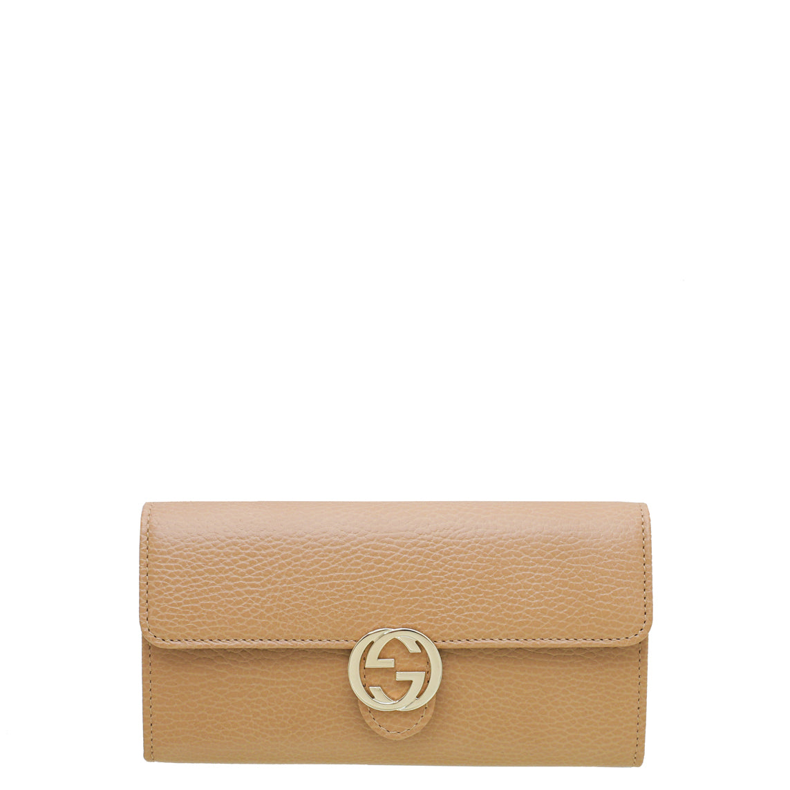 Gucci Light Caramel Dollar Interlocking G Wallet