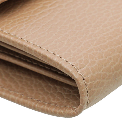 Gucci Light Caramel Dollar Interlocking G Wallet