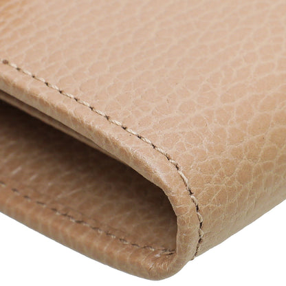 Gucci Light Caramel Dollar Interlocking G Wallet