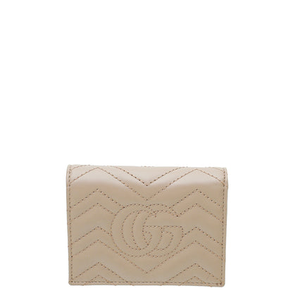 Gucci Dusty Pink GG Marmont Card Case