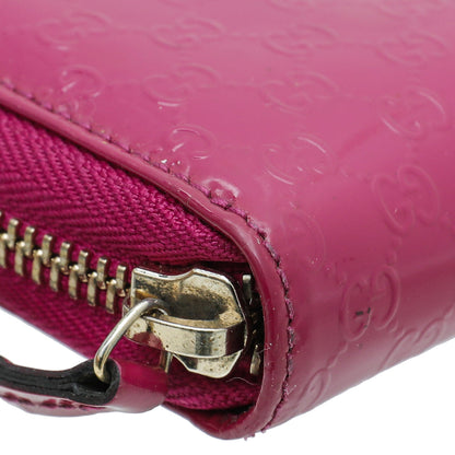 Gucci Fuchsia Microguccissima Nice Wallet